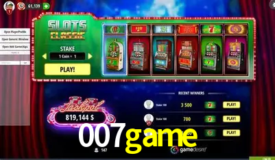 Descubra o Mundo do Cassino Online com 007game